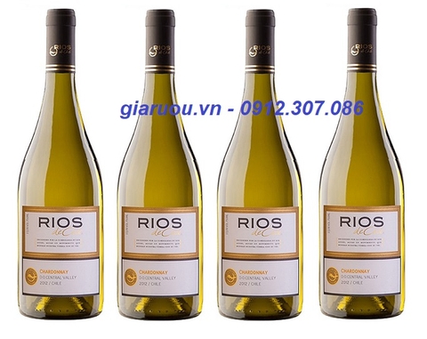 VANG CHILE RIOS DE CHILE CHARDONNAY CHÍNH HÃNG GIÁ SIÊU RẺ VANG CHILE RIOS DE CHILE CHARDONNAY CHÍNH HÃNG GIÁ SIÊU RẺ