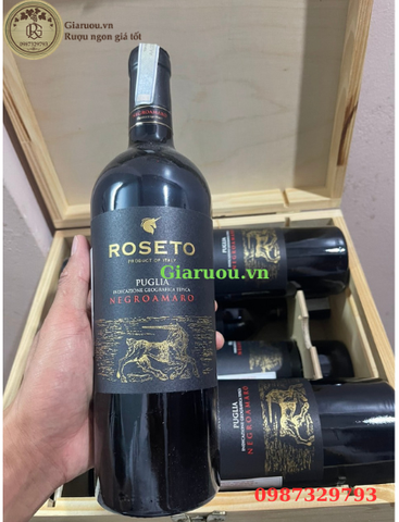 VANG Ý ROSETO NEGROAMARO - NƠI BÁN GIÁ RẺ NHẤT