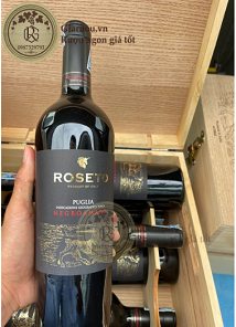 RƯỢU VANG Ý ROSETO NEGROAMARO PUGLIA ĐẲNG CẤP - GIÁ RẺ RƯỢU VANG Ý ROSETO NEGROAMARO PUGLIA ĐẲNG CẤP - GIÁ RẺ