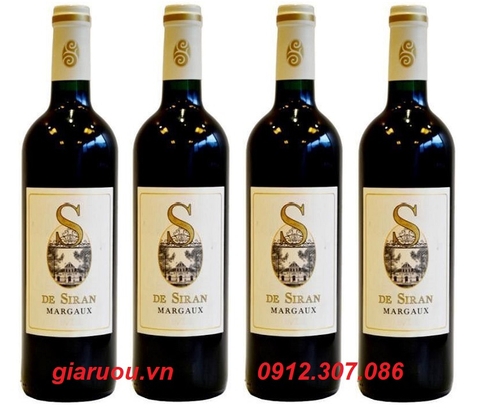 GIÁ VANG PHÁP S DE SIRAN MARGAUX RẺ NHẤT THỊ TRƯỜNG GIÁ VANG PHÁP S DE SIRAN MARGAUX RẺ NHẤT THỊ TRƯỜNG