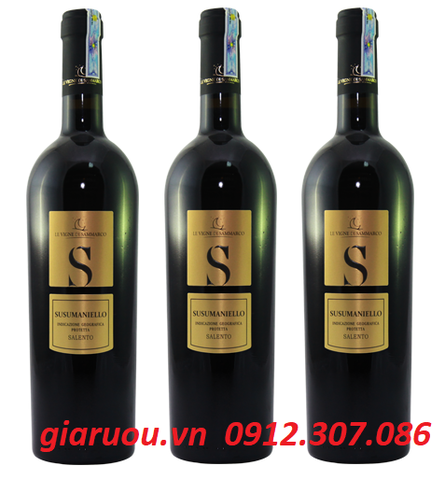 VANG Ý S SUSUMANIELLO SALENTO - HÀNG CHẤT, MẪU ĐẸP, GIÁ CỰC SỐC VANG Ý S SUSUMANIELLO SALENTO - HÀNG CHẤT, MẪU ĐẸP, GIÁ CỰC SỐC