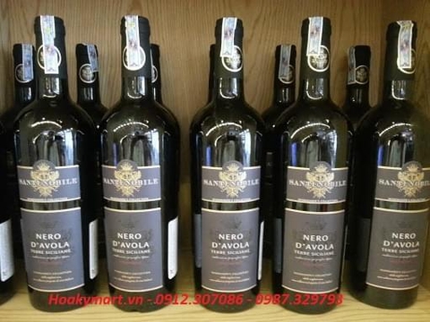 GIÁ BÁN RẺ NHẤT 345.000Đ- VANG Ý SANTI NOBILE NERO D'AVOLA GIÁ BÁN RẺ NHẤT 345.000Đ- VANG Ý SANTI NOBILE NERO D'AVOLA