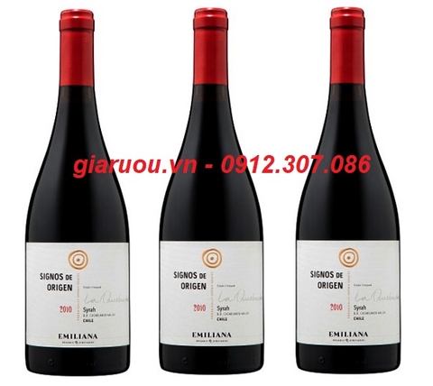 VANG CHILE SIGNOS DE ORIGEN SYRAH CHÍNH HÃNG UỐNG NGON GIÁ CỰC TỐT