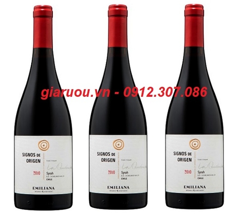 VANG CHILE SIGNOS DE ORIGEN SYRAH CHÍNH HÃNG UỐNG NGON GIÁ CỰC TỐT VANG CHILE SIGNOS DE ORIGEN SYRAH CHÍNH HÃNG UỐNG NGON GIÁ CỰC TỐT