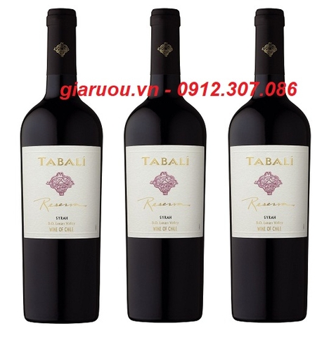NƠI BÁN VANG CHILE TABALI RESERVA SYRAH GIÁ TỐT NHẤT HÀ NỘI NƠI BÁN VANG CHILE TABALI RESERVA SYRAH GIÁ TỐT NHẤT HÀ NỘI