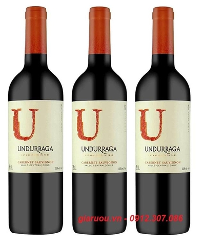 GIÁ SALE: 173.000đ/c - VANG CHILE UNDURRAGA CABERNET SAUVIGNON