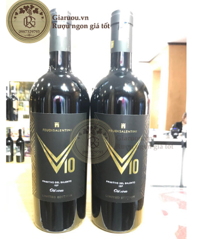 RƯỢU VANG Ý V10 PRIMITIVO DEL SALENTO OLD WINE 18.5%VOL GIÁ TỐT NHẤT THỊ TRƯỜNG