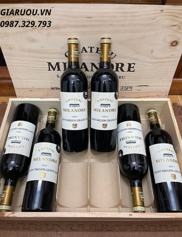 VANG PHÁP CHATEAU MILANDRE SAINT EMILION GRAND CRU GIÁ TỐT MUA Ở ĐÂU VANG PHÁP CHATEAU MILANDRE SAINT EMILION GRAND CRU GIÁ TỐT MUA Ở ĐÂU