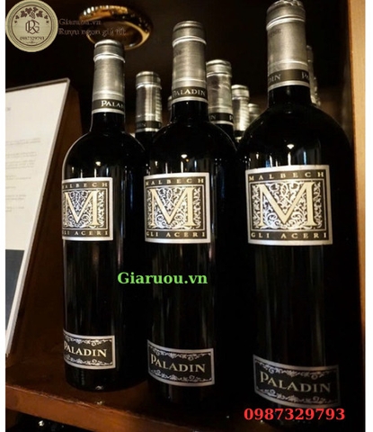 NƠI BÁN VANG Ý M PALADIN MALBEC GIÁ TỐT NHẤT NƠI BÁN VANG Ý M PALADIN MALBEC GIÁ TỐT NHẤT