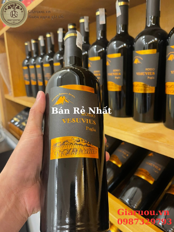 BÁN VANG Ý VESUVIUS ROSSO PUGLIA GIÁ RẺ NHẤT BÁN VANG Ý VESUVIUS ROSSO PUGLIA GIÁ RẺ NHẤT