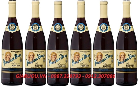 PHÂN PHỐI, BÁN BUÔN RƯỢU VANG MỸ VIRGINIA DARE PINOT NOIR GIÁ RẺ NHẤT