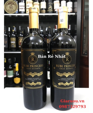 BÁN VANG CHILE RUBI PRINCESS GRAN RESERVA GIÁ TỐT NHẤT