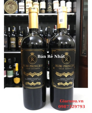 BÁN VANG CHILE RUBI PRINCESS GRAN RESERVA GIÁ TỐT NHẤT BÁN VANG CHILE RUBI PRINCESS GRAN RESERVA GIÁ TỐT NHẤT