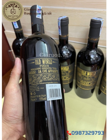 BÁN VANG Ý OLD WORLD CUVEE 99 CHÍNH HÃNG GIÁ TỐT NHẤT BÁN VANG Ý OLD WORLD CUVEE 99 CHÍNH HÃNG GIÁ TỐT NHẤT