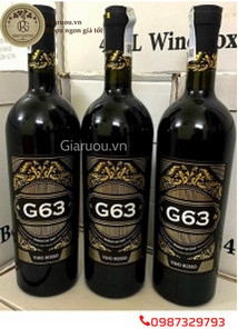 BÁN VANG Ý G63 VINO ROSSO GIÁ RẺ NHẤT HÀ NỘI