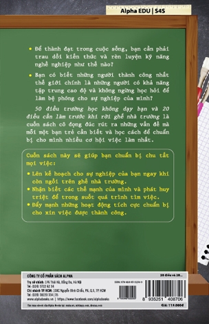 50 Điều Trường Học Không Dạy Bạn Và 20 Điều Bạn Cần Làm Trước Khi Rời Ghế Nhà Trường