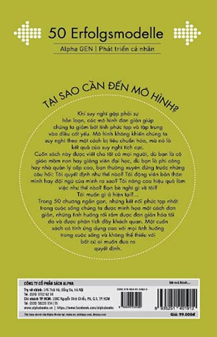 50 Mô Hình Kinh Điển Cho Tư Duy Chiến Lược