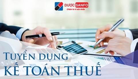 [TUYỂN DỤNG] KẾ TOÁN THUẾ