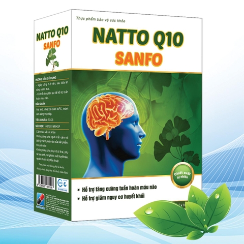 Thực phẩm bảo vệ sức khỏe Natto Q10 Sanfo