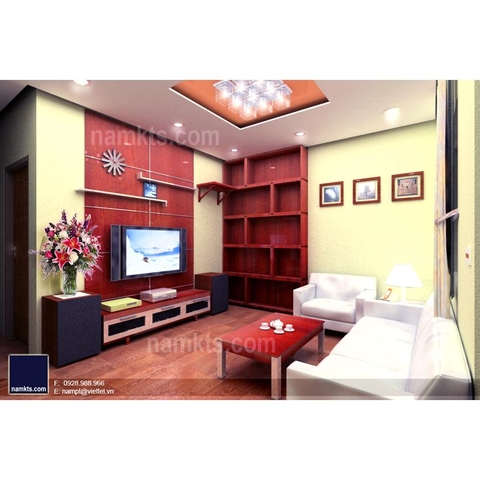 Thiết kế nội thất CHCC Ms Hạnh 306-CT5 Mễ Trì Thiết kế nội thất CHCC Ms Hạnh 306-CT5 Mễ Trì