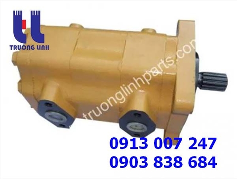 Bơm Thủy Lực Bánh Răng – Bơm Lái 705-30-31203 Máy Ủi Komatsu D60P-6 D60A-6 D60S-8 - Bơm Hai Tầng