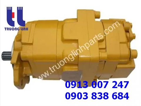 Bơm Thủy Lực Bánh Răng – Bơm Nâng Hạ 705-51-30190 Máy Ủi Komatsu D85A-21 D85P-21 - Bơm Hai Tầng