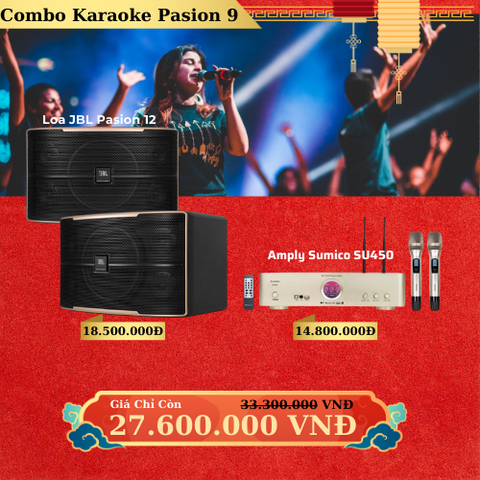 Dàn Loa JBL Pasion 12, Amply sumico SU450