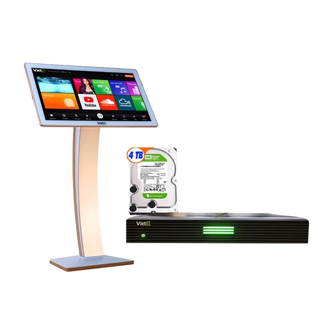 Combo Đầu VietK 4K Plus 4TB + Màn VietK 22 inch