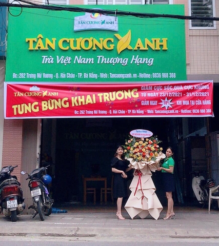 Khai Trương Cửa Hàng Bán Trà Thái Nguyên Ngon Tân Cương Xanh Tại Hải Châu Đà Nẵng