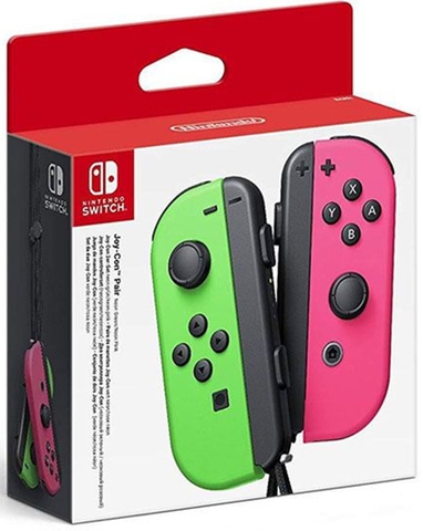 Joy con neon green and pink Nintendo Switch