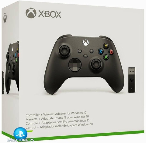 Tay Cầm Wireless Controller Xbox Series XS Carbon Black Adapter for Windows