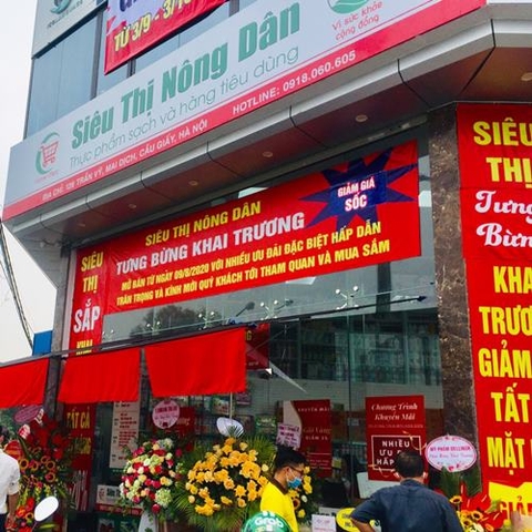 Thu âm quảng cáo cho ngày lễ khai trương Siêu thị Nông dân Farmer Mart - Hà Nội