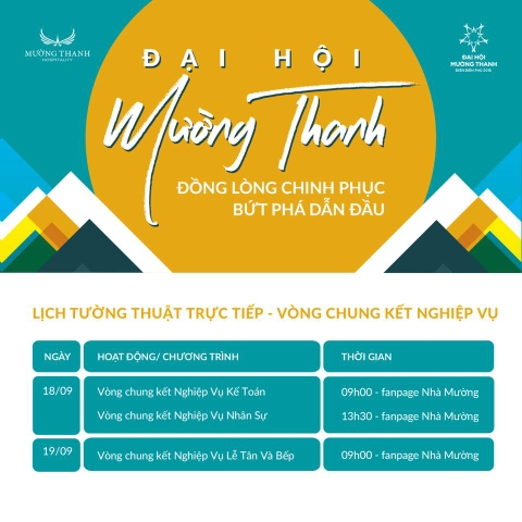 Quay và livestream sự kiện Đại hội Mường Thanh 2018