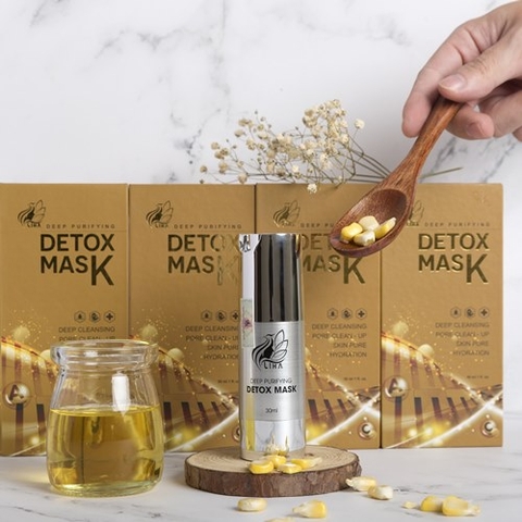 Chụp ảnh sản phẩm mặt nạ sủi bọt detox da LIHA trong studio Hà Nội