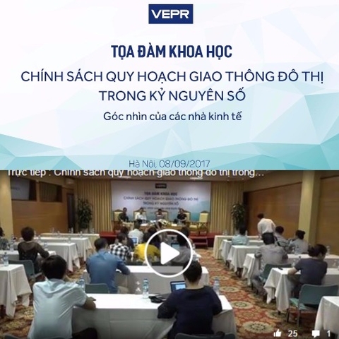 Livestream Chính sách quy hoạch giao thông đô thị trong kỷ nguyên số - Hà Nội