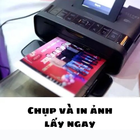 Chụp và In ảnh lấy ngay tại sự kiện tất niên công ty Tân Lực