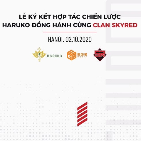 Livestream chương trình Lễ ký kết hợp tác Haruko và Team Skyred tại Hà Nội