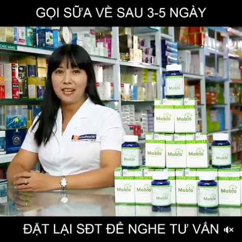 Sản xuất video clip quảng cáo Viên lợi sữa Mabio