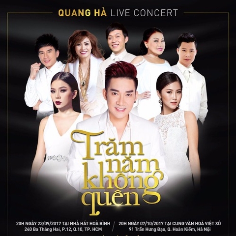 Livestream họp báo Live Concert của ca sĩ Quang Hà 