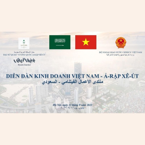 Quay chụp sự kiện diễn đàn doanh nghiệp Việt Nam - Ả Rập Xê Út