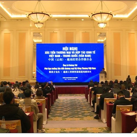 Quay phim sự kiện Hội nghị xúc tiến thương mại và hợp tác kinh tế Việt Nam - Trung Quốc