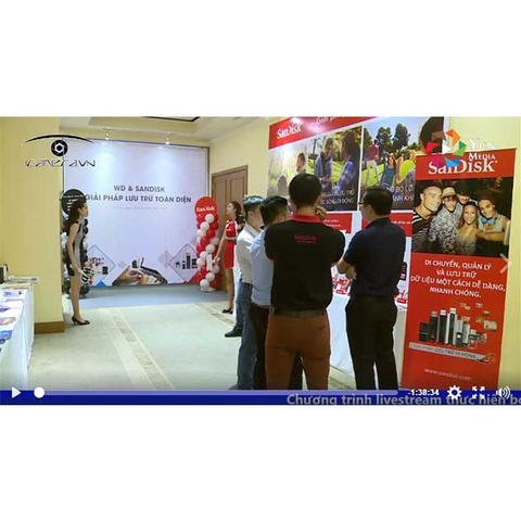 Trực tiếp lễ ra mắt sản phẩm mới và giới thiệu nhà phân phối chính thức của Sandisk - Hà Nội