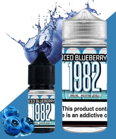 Dầu vape 1982 Iced Blueberry USA E-juice