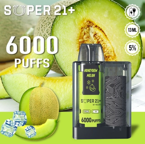 Pod Super 21+ 6000 hơi