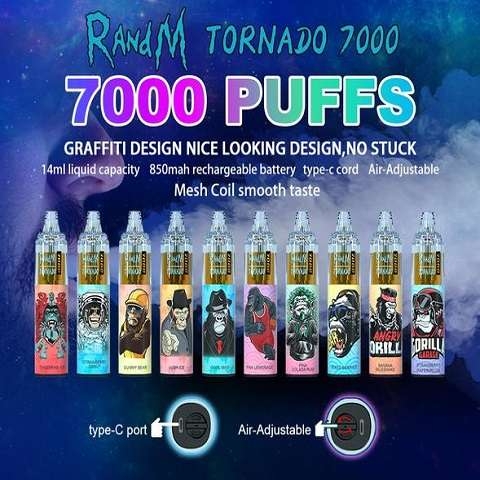 randm tornado 7000 hơi