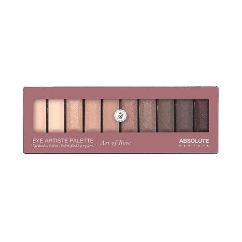 Bảng Phấn Mắt 10 màu ABSOLUTE NEWYORK EYE ARTISTE PALETTE - AEAP02 ART OF ROSE