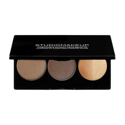 Bảng Tạo Khối và Làm Sáng Khuôn Mặt - STUDIOMAKEUP Face Sculping Highting Palette SFS