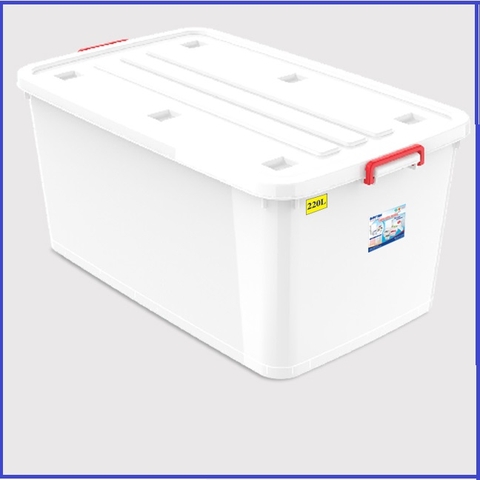 THÙNG NHỰA TRẮNG ĐỤC 220L
