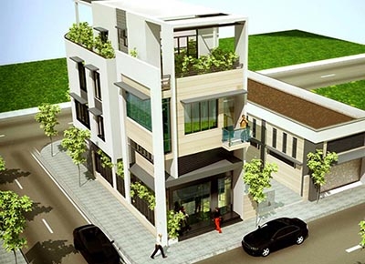 Thiết kế nhà phố 5x10m kết hợp kinh doanh