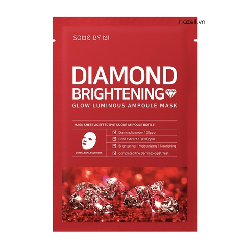 Mặt nạ SOME BY MI Glow - Diamond Brightening Luminous Ampoule Mask - HÀNG NHẬP KHẨU